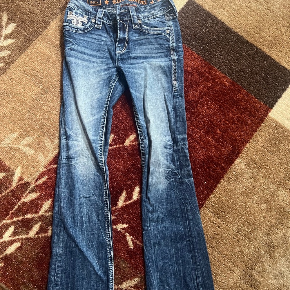Rock Revival Blue Flare Jeans